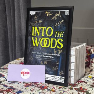 Signed Into the Woods Poster